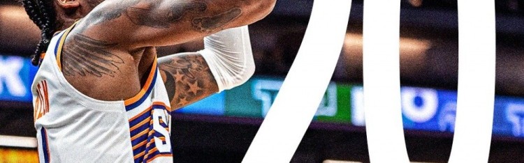 GA黄金甲官方网站-得分全队最高！太阳官推发布杰伦·格林本场20分数据海报